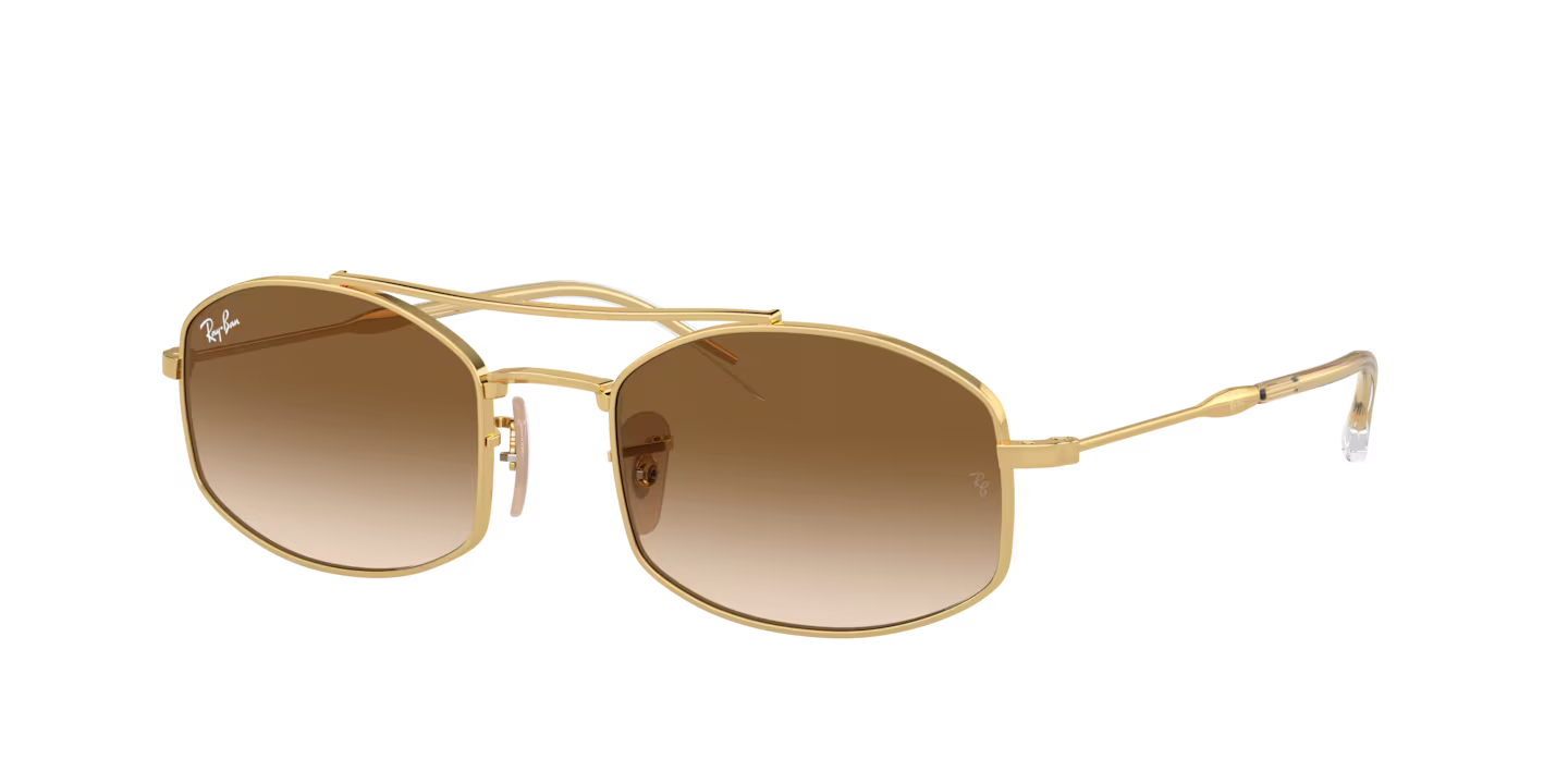 Ray-Ban ORB3719  001/51 – Arista Gold / Light Brown Gradient Sunglass