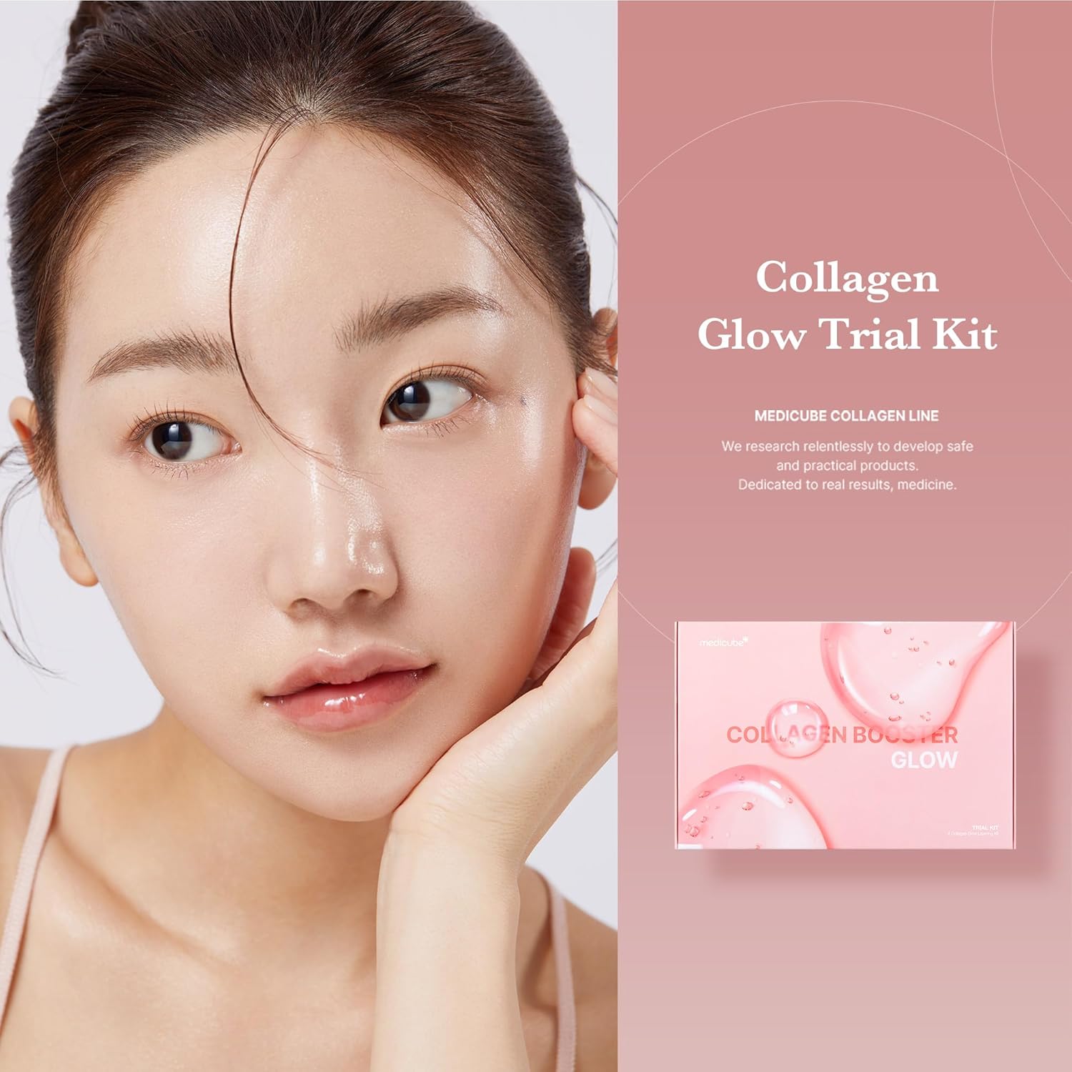 Medicube Collagen Glow Trial Kit – 4-Step Skincare Routine (Gift Box Set)
