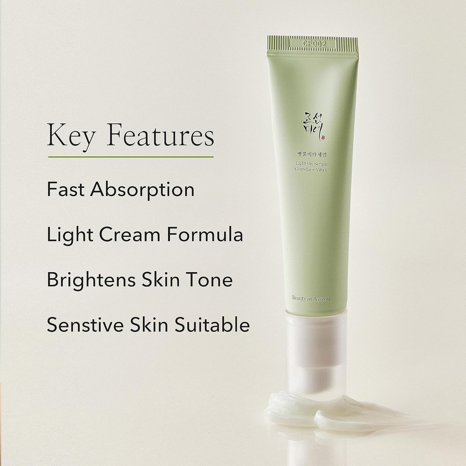 Beauty of Joseon Light On Serum Vitamin C Centella Dark Spot Fine Lines Pigmentation Correcting Serum 30ml/1.01 oz