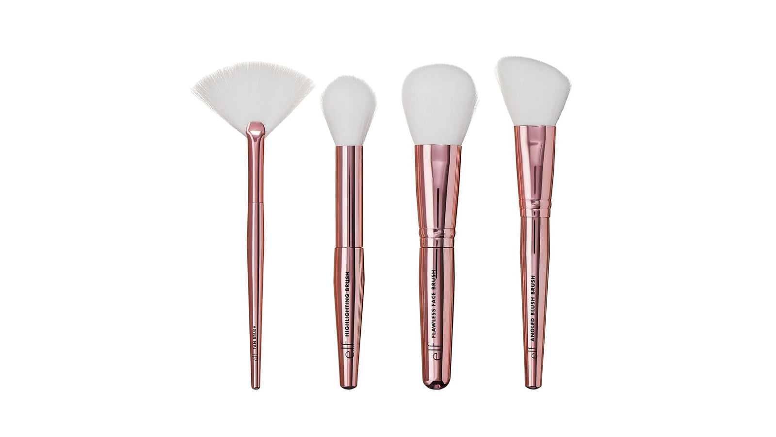 Blush & Glow Face Brush Kit By E.L.F. 4 Pcs