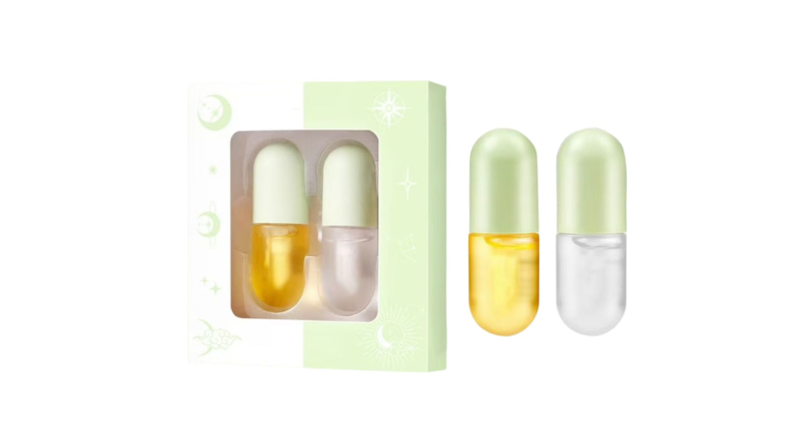 Vitamin E Cap Day & Night Lip Oil by Shaqinuo