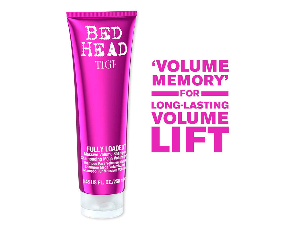 Bed Head, TIGI Fully Loaded Shampoo.