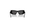 Sunglass 0PR 13ZS 1AB5S050 Prada Black W/ Dark Grey