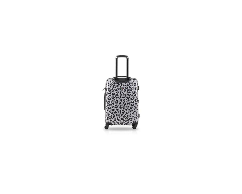 TUCCI Italy WINTER LEOPARD 20" Spinner Carry On Travel Suitcase Luggage: Perfect For You