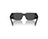 Sunglass 0PR 09ZS 1AB5S054 Prada Black W/ Dark Grey