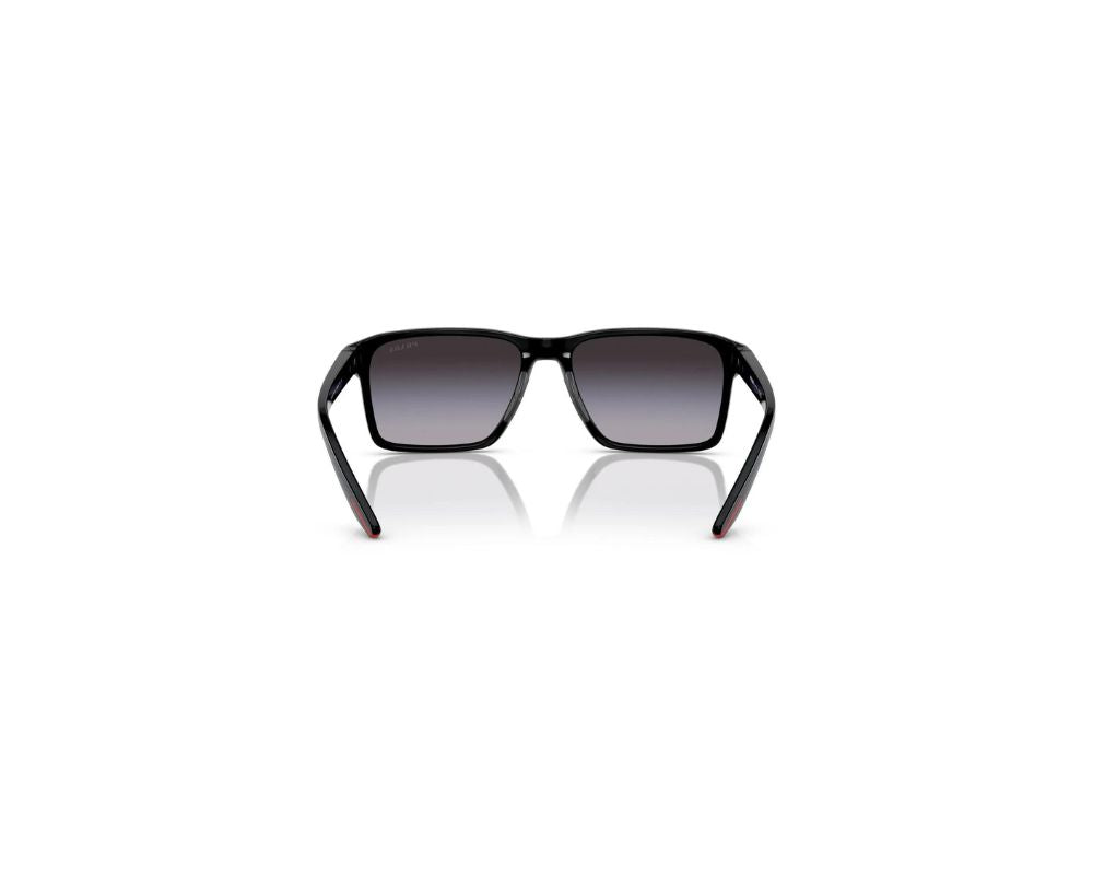 Sunglass 0PS 05YSF 1AB09U58 Prada BlackW/ Grey Gradi: Effortless Style - YesMegastore
