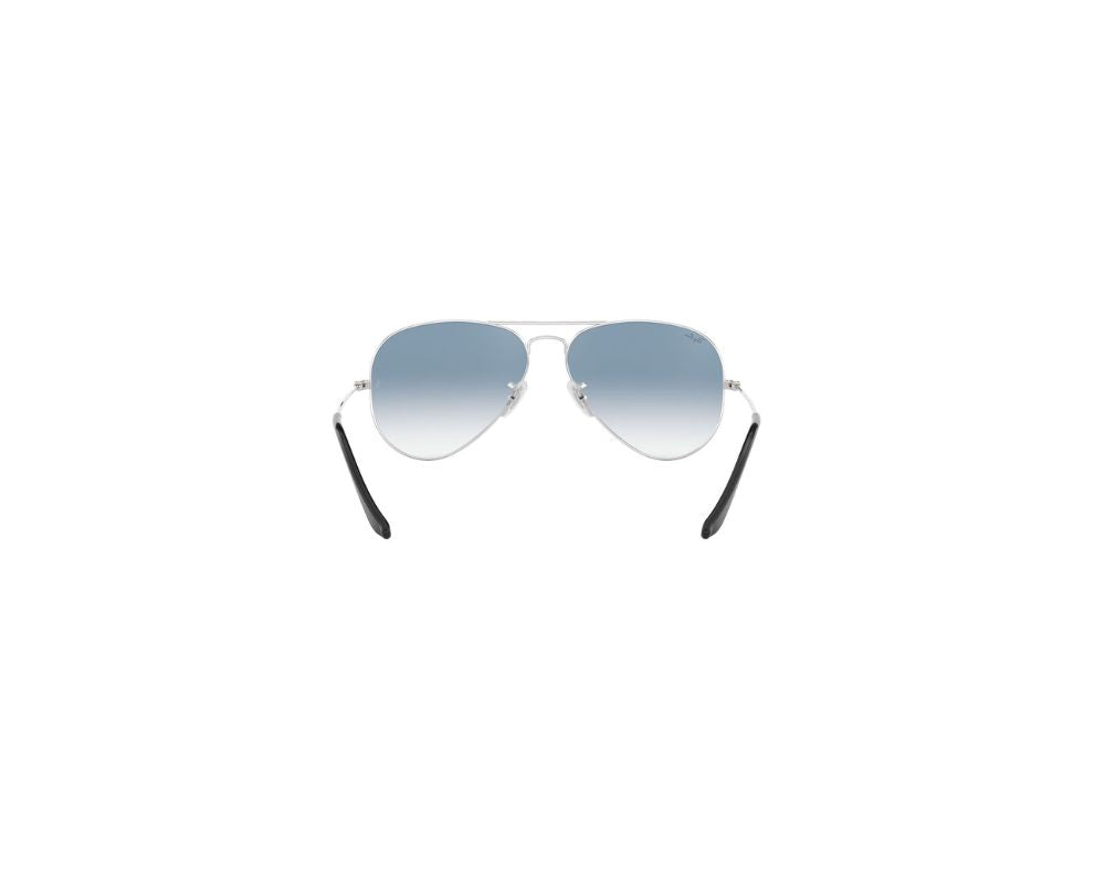 Sunglasss 0RB3625 003/3M62 Ray-Ban Silver W/ Blue Gradi