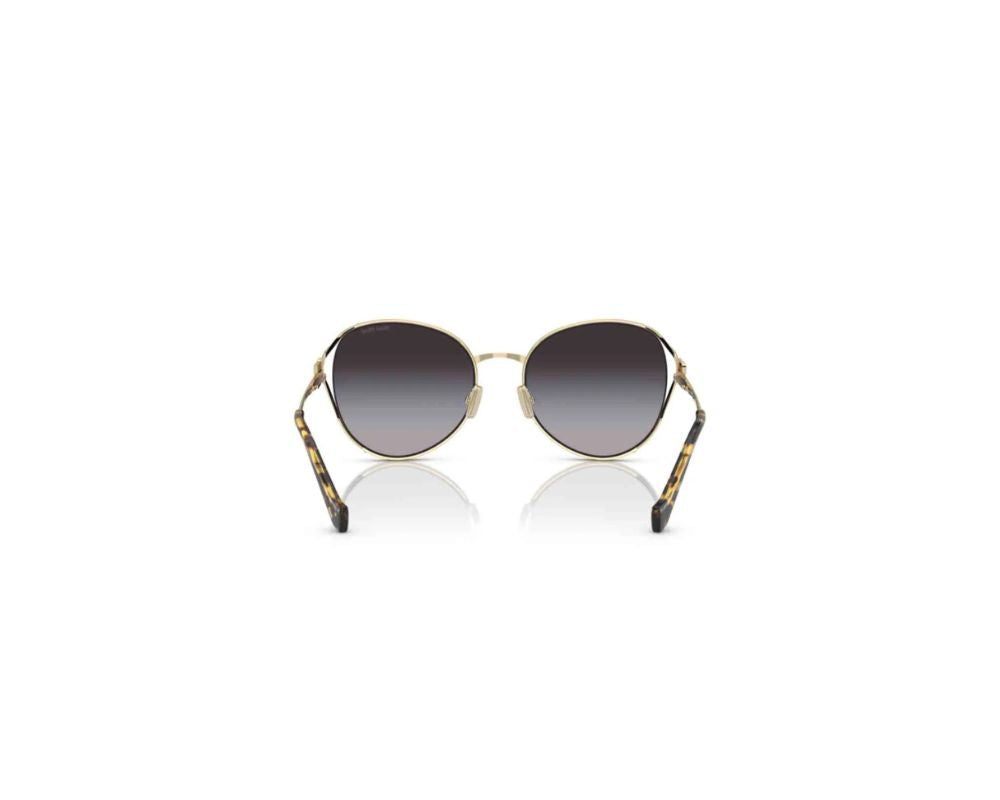 Sunglass Miu Miu OMU 53YS ZVN5D158 Pale Gold W/ Grey