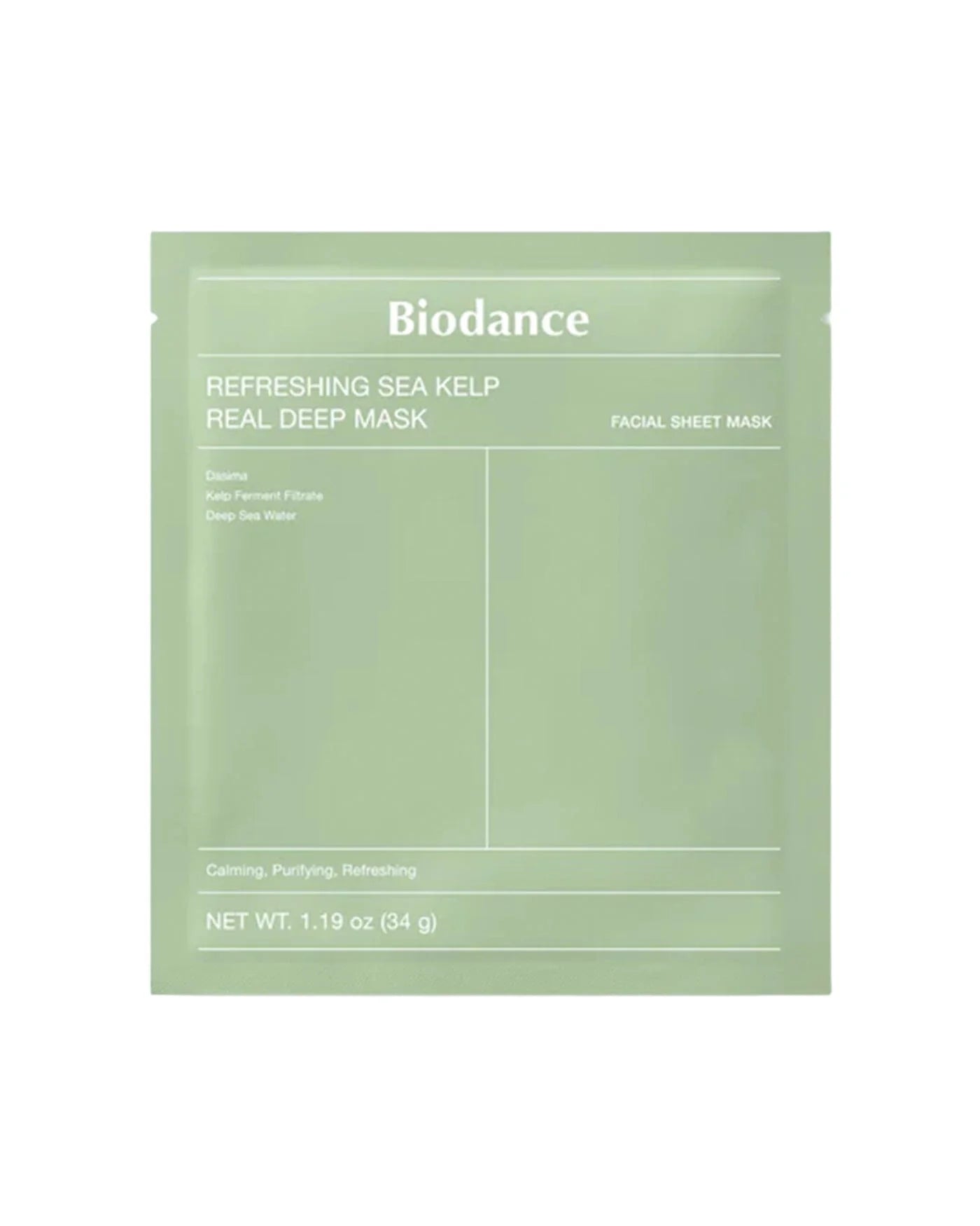 Biodance Refreshing Sea Kelp Real Deep Mask