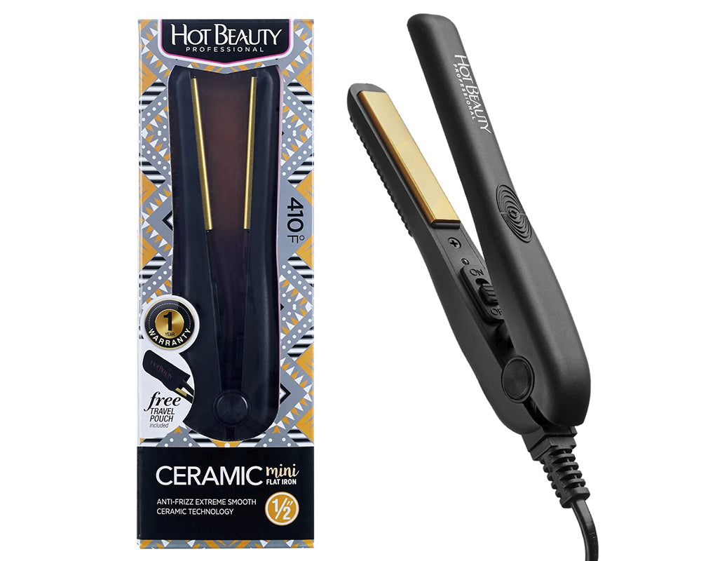 Hot Beauty, Ceramic Mini Flat Iron.