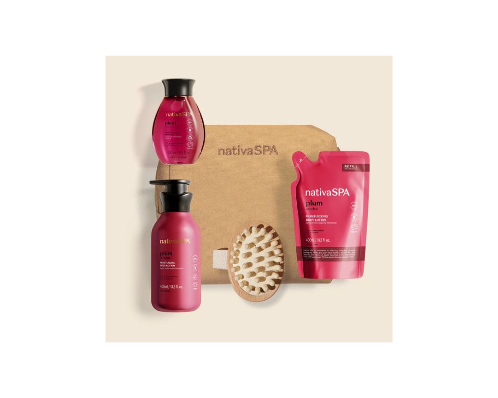 Nativa Spa Plum Holiday Gift Set: Indulge in Luxurious Fragrance & Care - YesMegastore