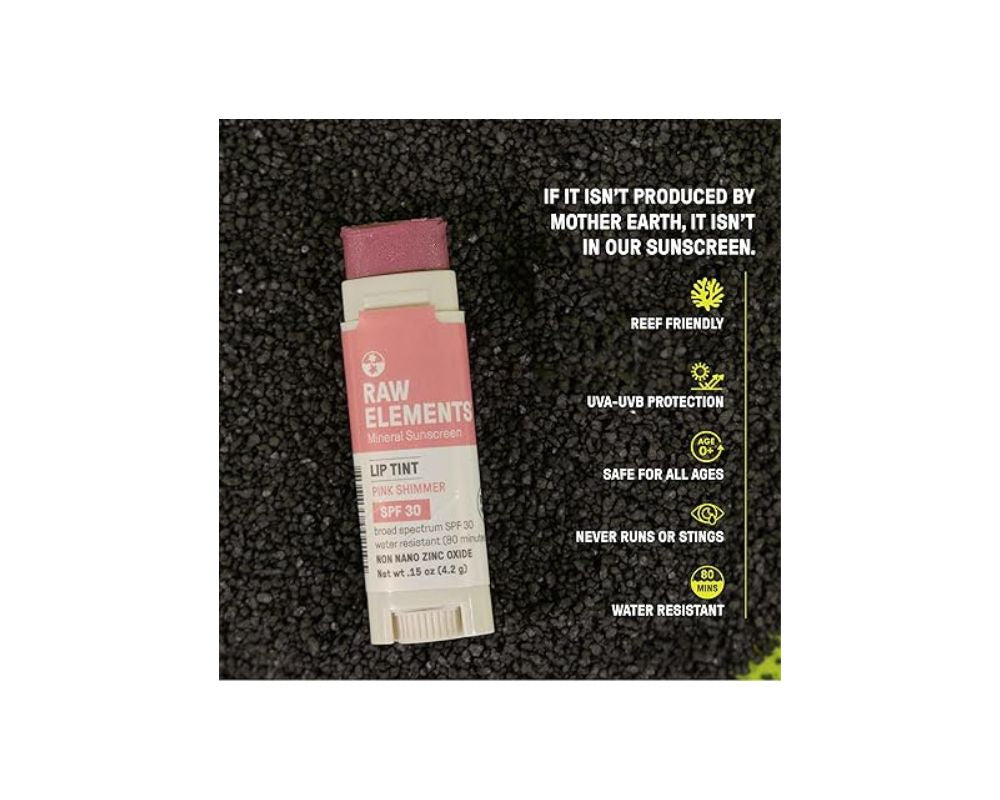 Raw Elements Lip Tint Balm: Nourish, Protect, and Tint - YesMegastore