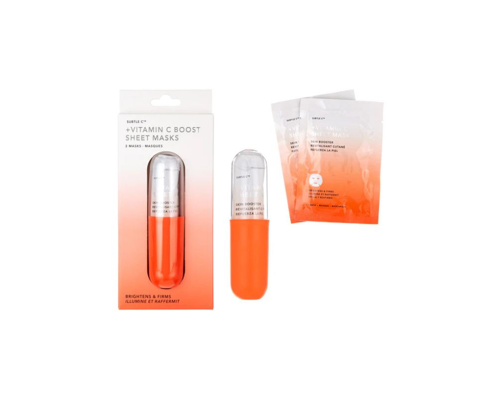 Subtle C Plus Vitamin C Boost Sheet Masks (2 ct): Glow with confidence - YesMegastore