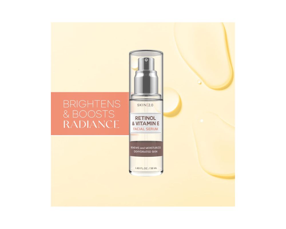 Skin 2.0 Retinol & Vitamin E Face Serum: Rejuvenate your skin - YesMegastore