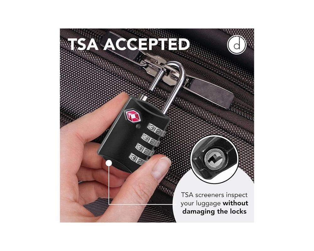 TSA Luggage Lock - 4 Digits