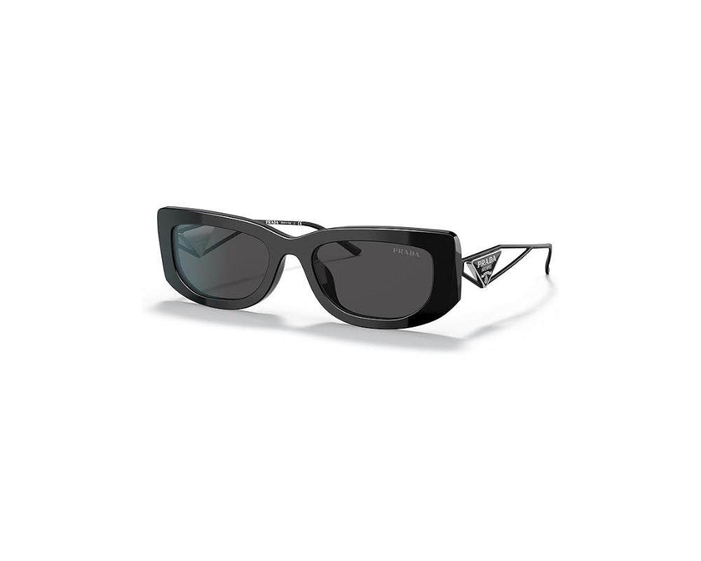 Sunglass 0PR 14YS 1AB5S053 Prada Black W/ Dark Grey