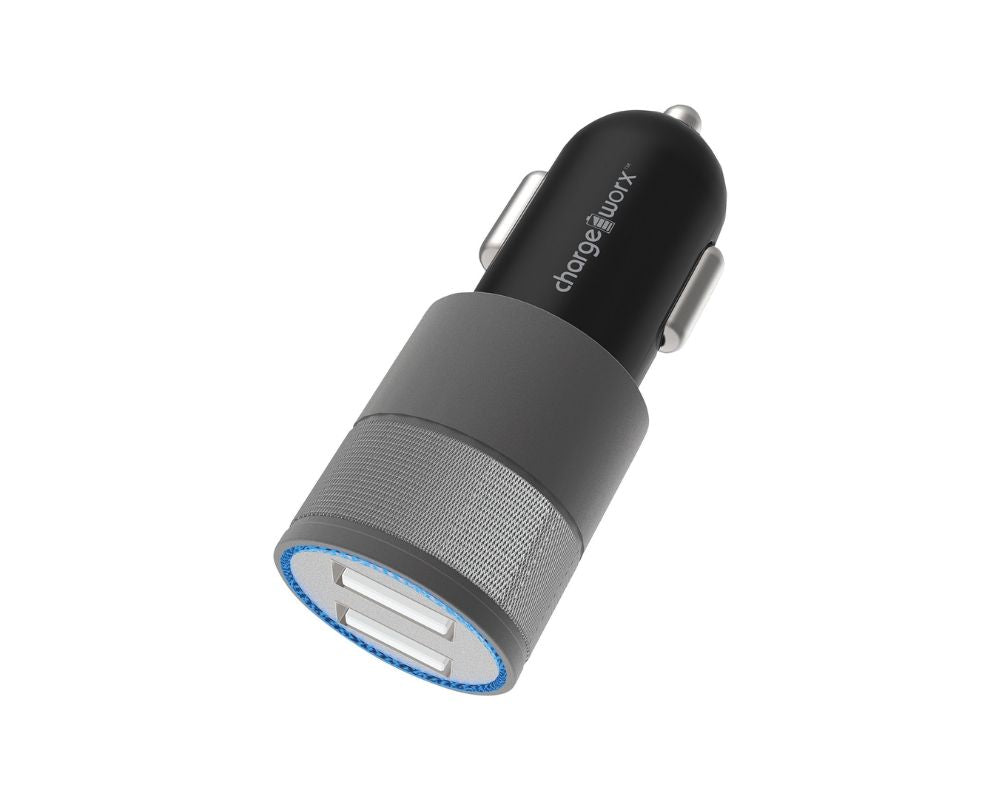 Chargeworx, 2 USB Ports Car Charger.