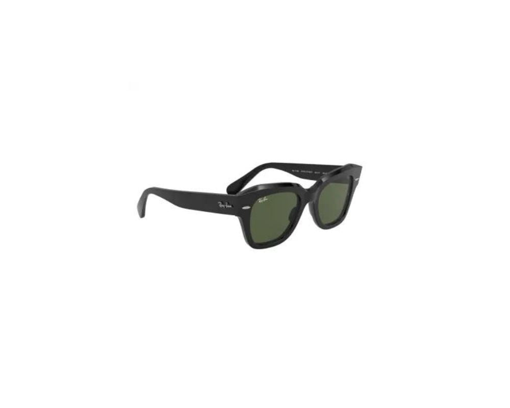 Sunglass 0RB2186 901/3152 Ray-Ban Black W/ G-15 Green