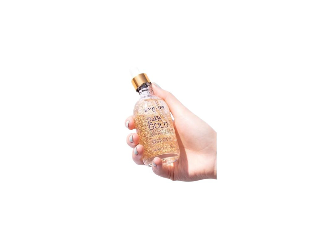 SpaLife Nourishing Anti-Aging Gold & Silver Serums (Anti-Aging 24k Gold & Collagen) 110 ml - YesMegastore