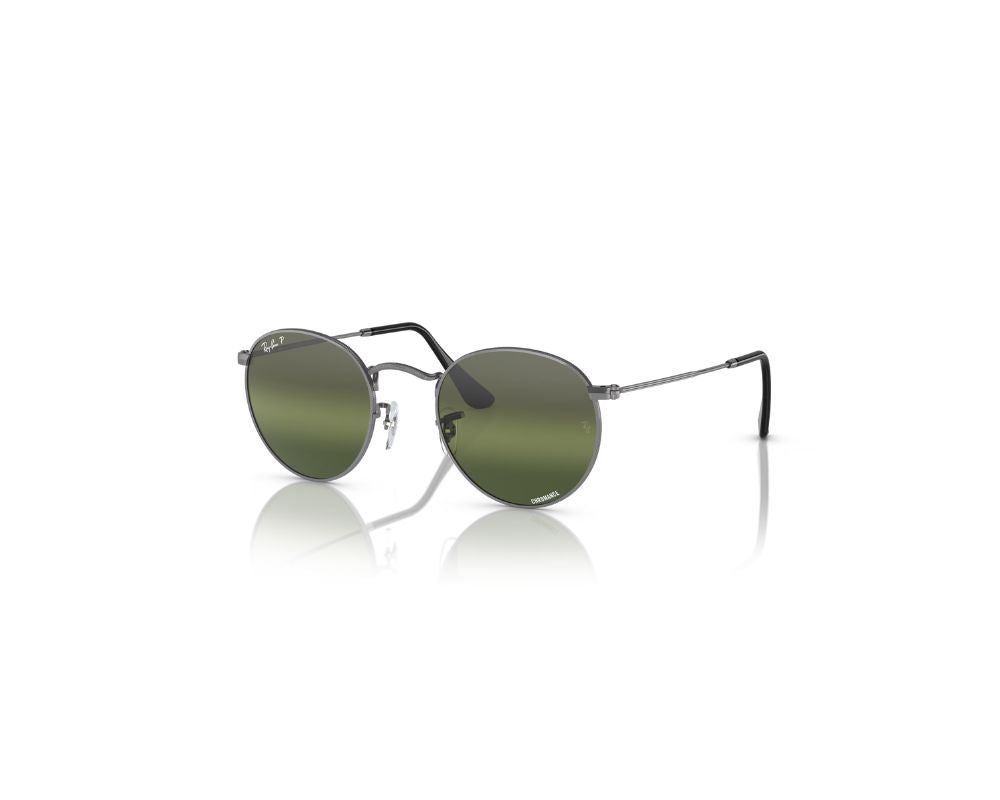 RAY-BAN, RB3447, Round Metal Chromance.