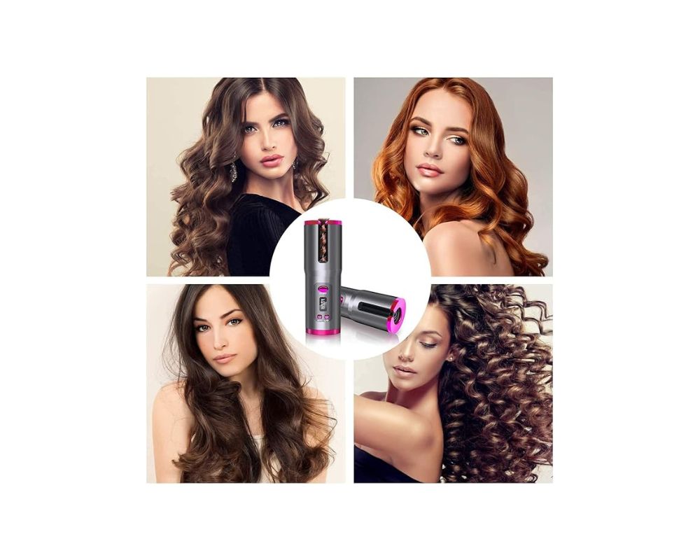 Wirelesss USB Auto Hair Curler Bupto