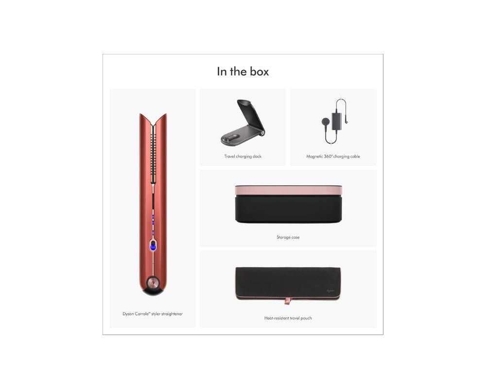 Dyson Corrale Straightener Dual Voltage 110- 240V Strawberry