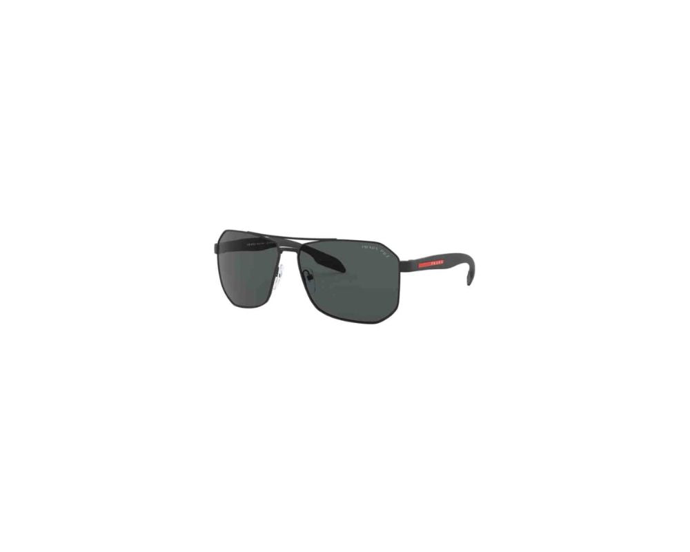 Sunglass 0PS 51VS DG05Z162 Prada Black Rubber W/ Pola