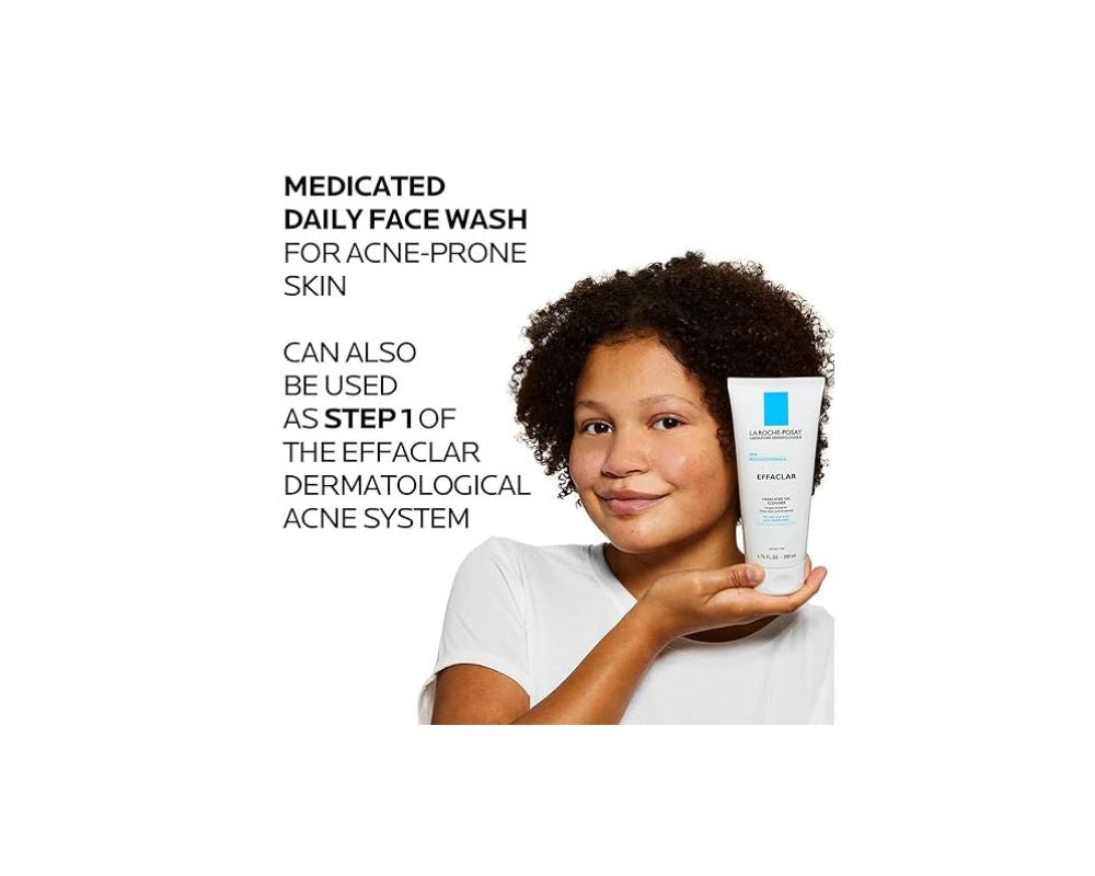 La Roche-Posay Effaclar Medicated Gel Cleanser for Acne Prone Skin: Clearer skin starts with Effaclar - YesMegastore