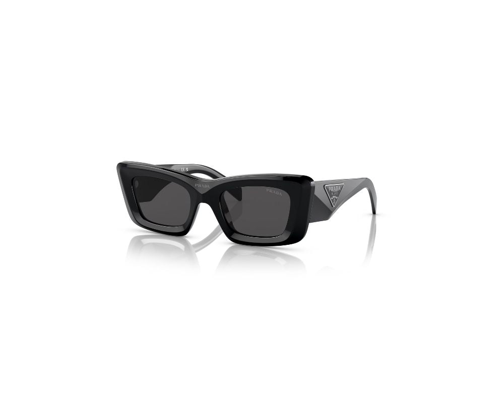 Sunglass 0PR 13ZS 1AB5S050 Prada Black W/ Dark Grey