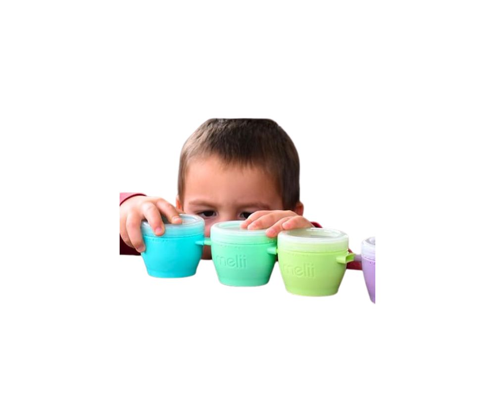 Melii Snap & Go Baby, Food Storage, Containers with lids.