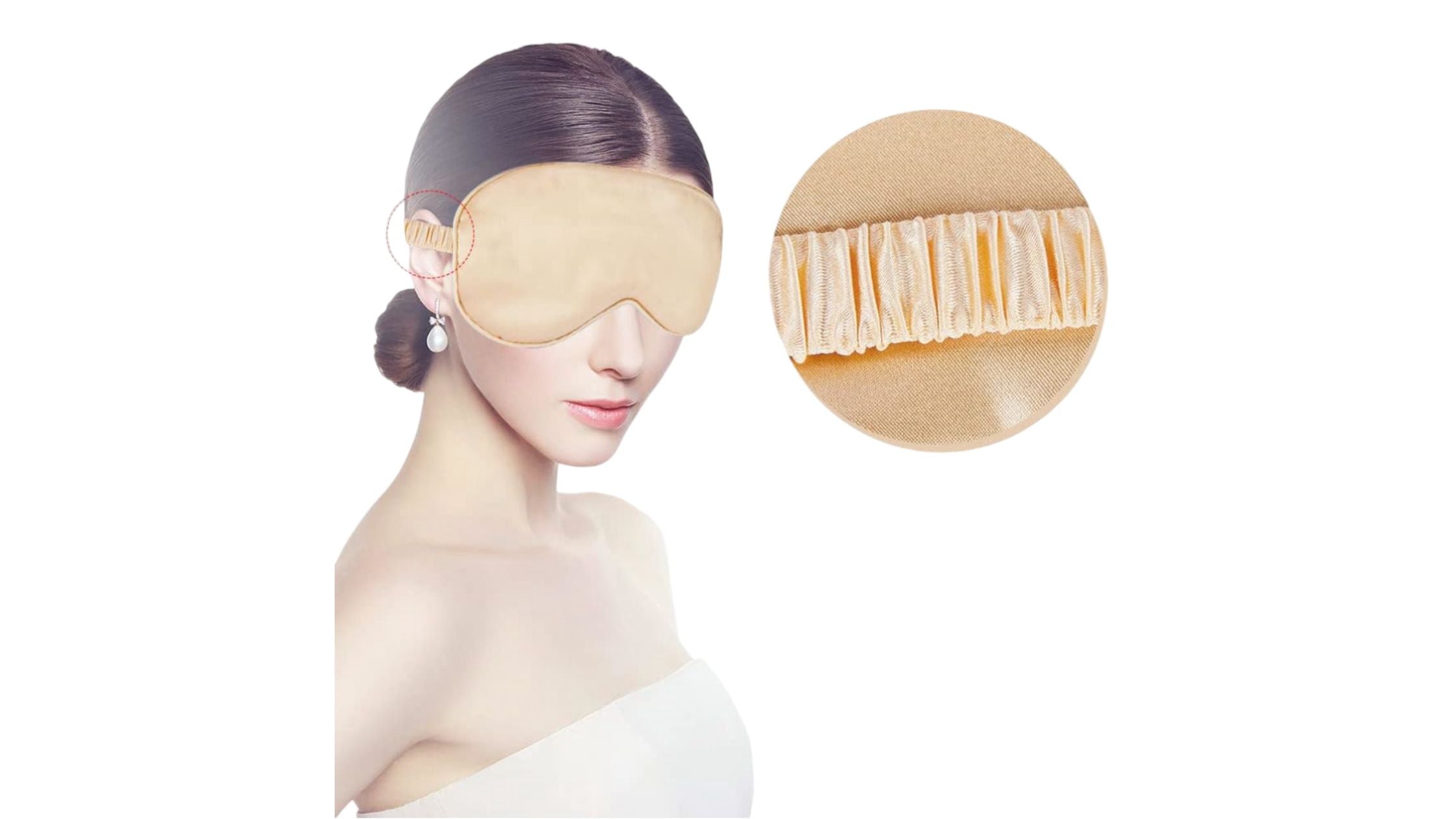 Satin Pillowcase and Eye Mask Set 