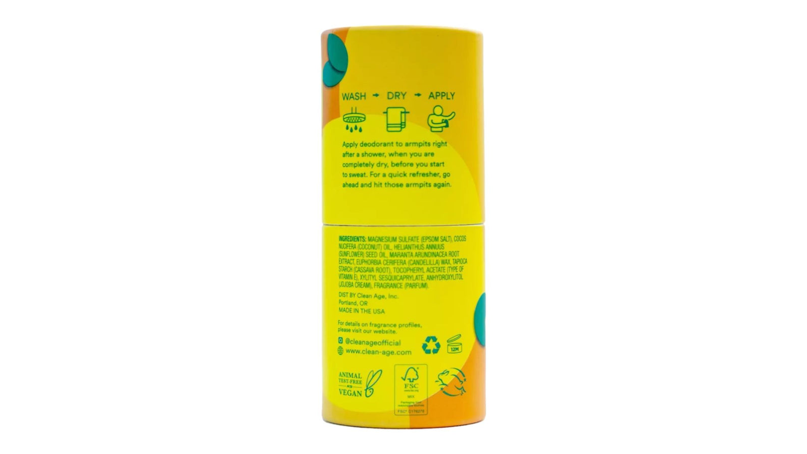 Cleanage Citrus Deodorant 75g