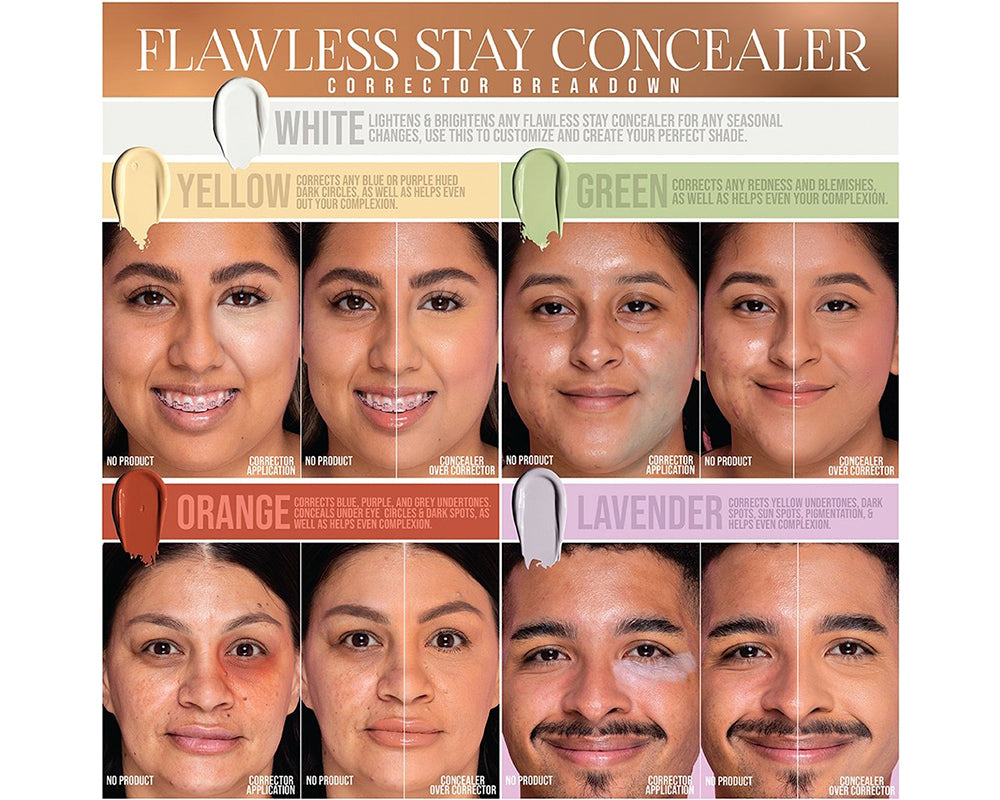 Flawless Stay Concealer Beauty Creations White Corrector - Impeccable Coverage, Lasting Perfection