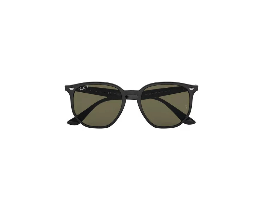 Sunglass 0RB4306 601/7154 Ray-Ban Black W/ Dark Green