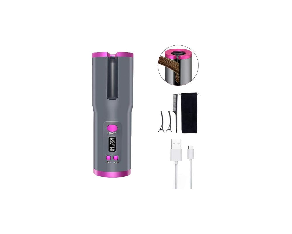 Wirelesss USB Auto Hair Curler Bupto