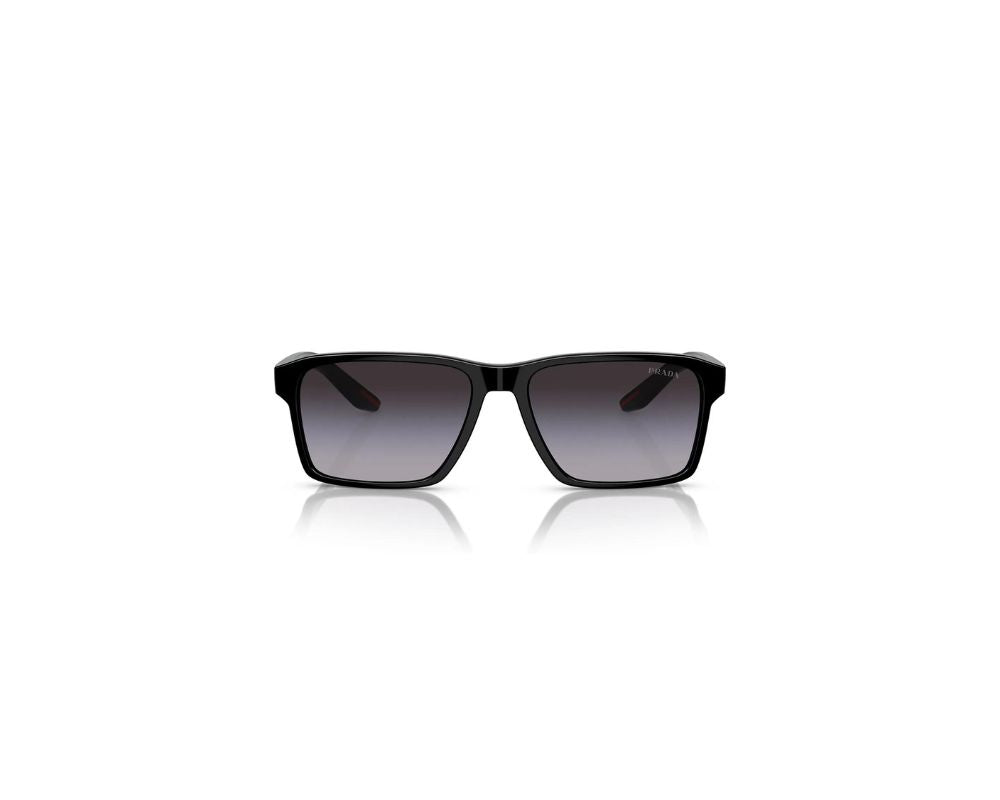 Sunglass 0PS 05YSF 1AB09U58 Prada BlackW/ Grey Gradi: Effortless Style - YesMegastore