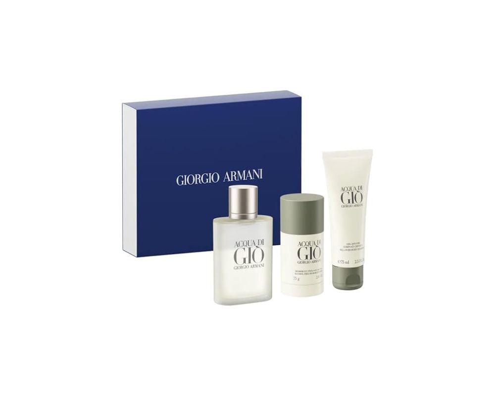 Giorgio Armani Men's Acqua di Gio Gift Set Fragrances 100ml / 15ml: Timeless Elegance for Every Occasion - YesMegastore