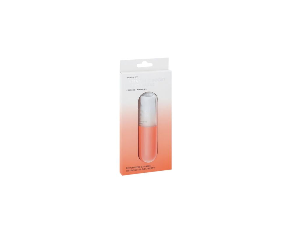 Subtle C Plus Vitamin C Boost Sheet Masks (2 ct): Glow with confidence - YesMegastore