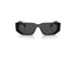 Sunglass 0PR 09ZS 1AB5S054 Prada Black W/ Dark Grey