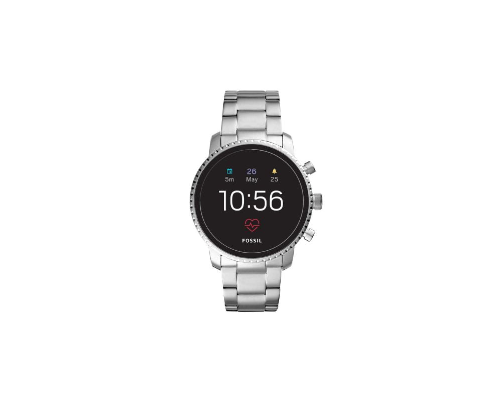 Fossil Gen 4 Smartwatch Explorist HR Stainless Steel Watch: Modern and Classic