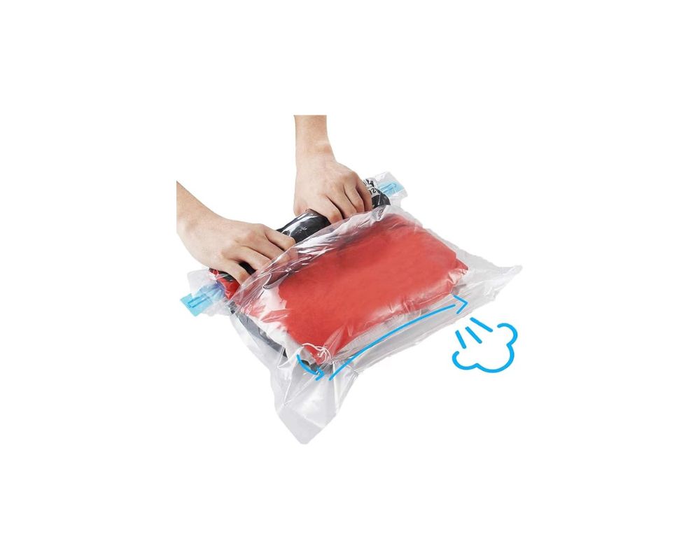 4 PCS Vaccum Bag Plus 1 PC Manual Air