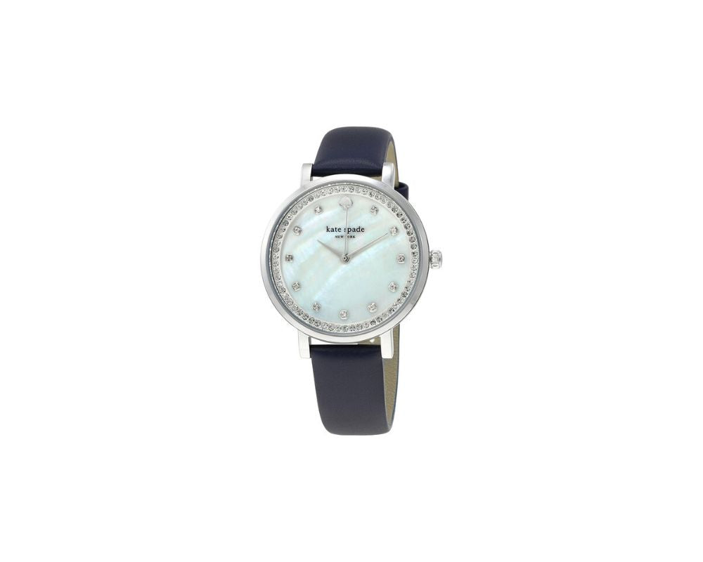 Kate Spade Monterey Mother of Pearl Dial Navy Watch: Elevate Your Style