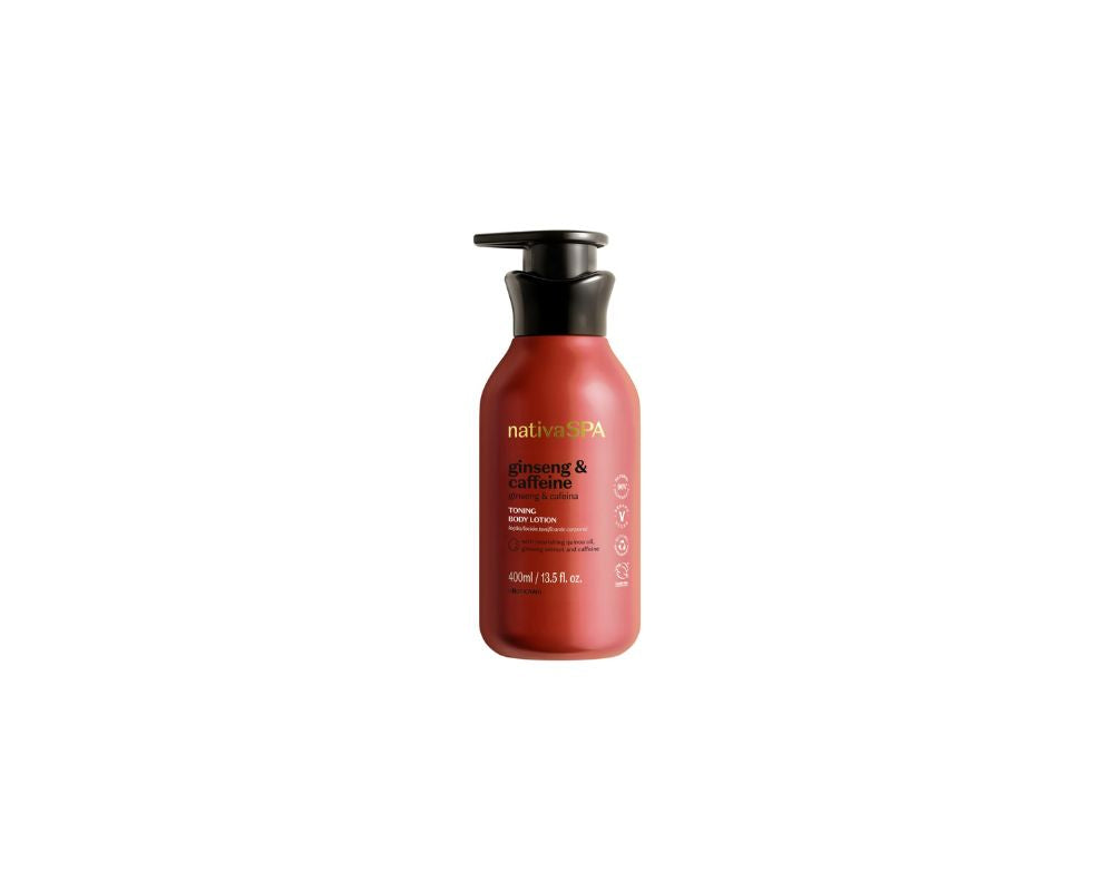 Nativa Spa Ginseng & Caffeine 400 ml: 400ml | Energize & Revitalize Your Skin - YesMegastore