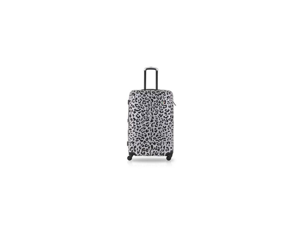 TUCCI Italy WINTER LEOPARD 20" Spinner Carry On Travel Suitcase Luggage: Perfect For You