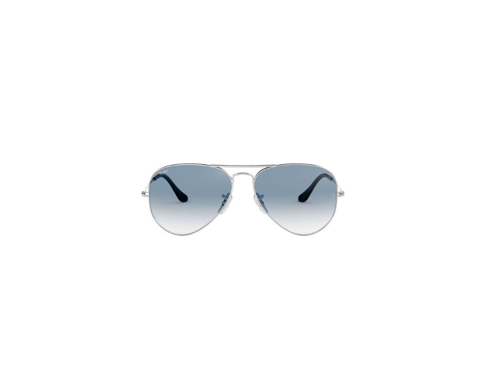 Sunglasss 0RB3625 003/3M62 Ray-Ban Silver W/ Blue Gradi