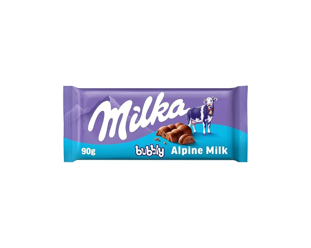 Milka Bubbly Alpine Milk Chocolate: Delight in Every Bubble - YesMegastore