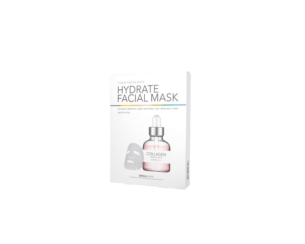 Hydrate Facil Mask - Dermal Shop - 7 Sheets Set: Replenish, rejuvenate, and radiate - YesMegastore