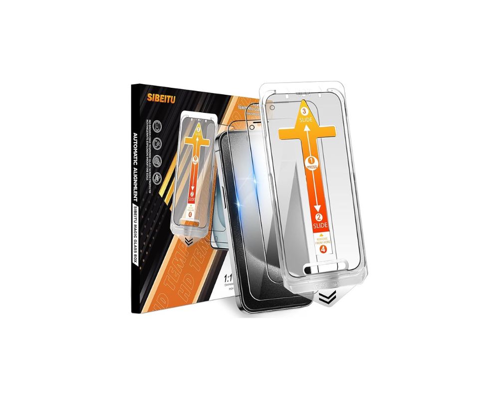Glass Protector iPhone 15 Pro Max SIBEITU