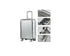 28 inch Clear Plastic Luggage Cover Suitcase Protector Covers Waterproof: Travel Smart, Travel Protected