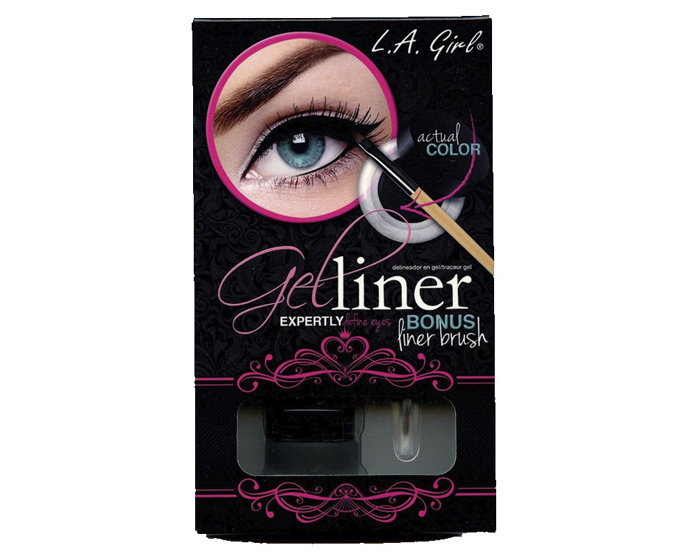 L.A. Girl, Gel Liner Kit - Very Black.